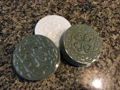 Celtic Shamrock or 4 Leaf Clover Mould