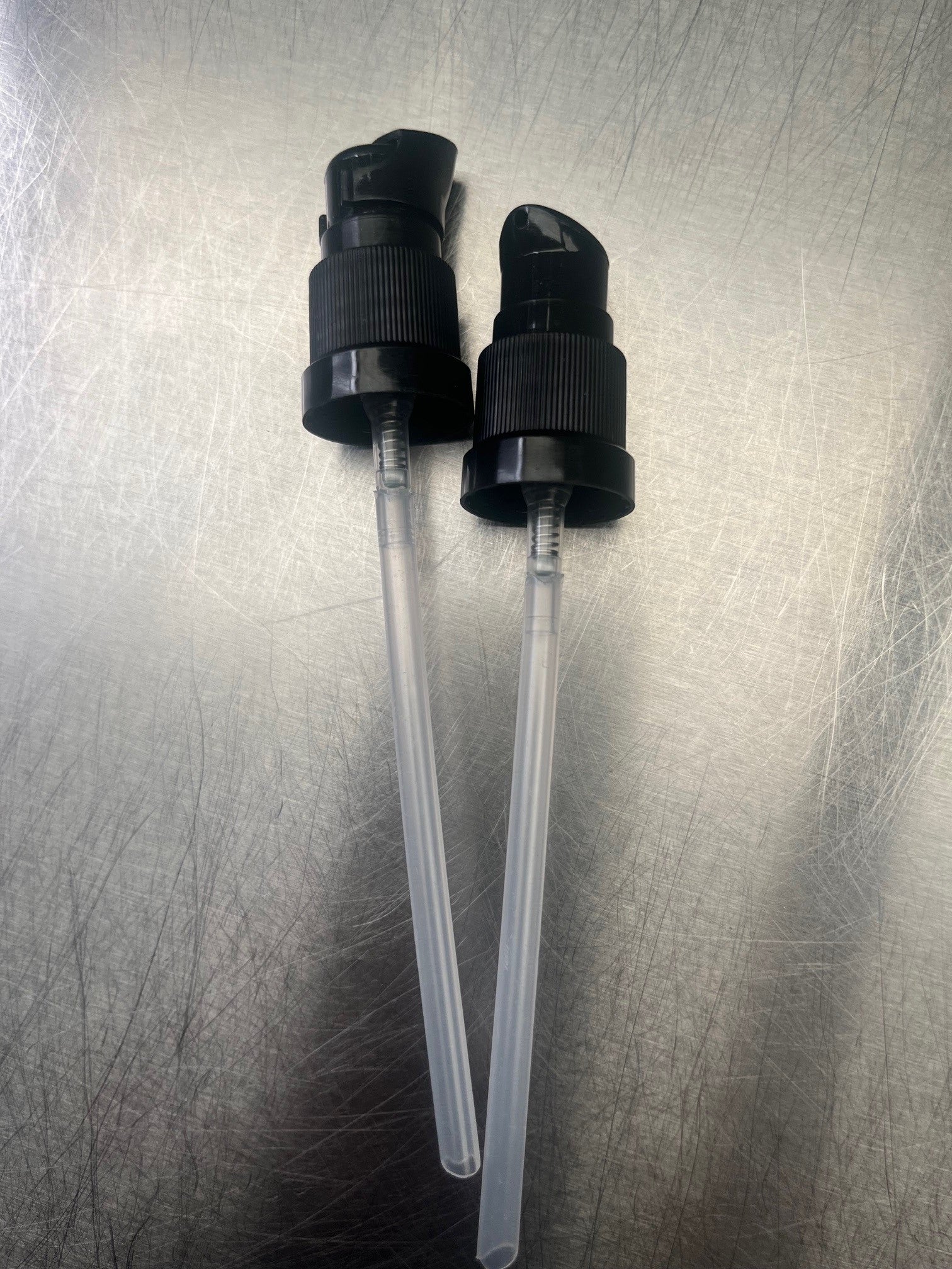 Serum pump to suit narrow neck glass bottles