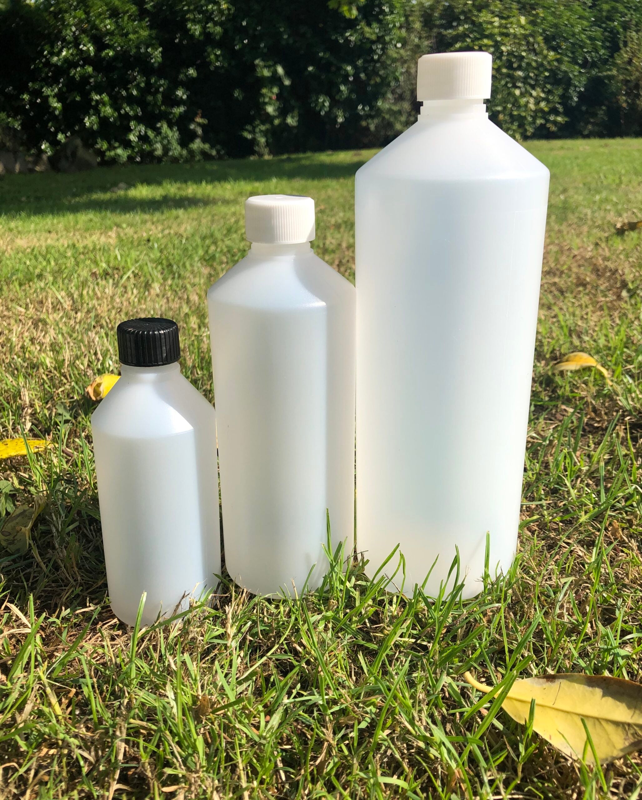 Natural HDPE plastic bottle- 500ml