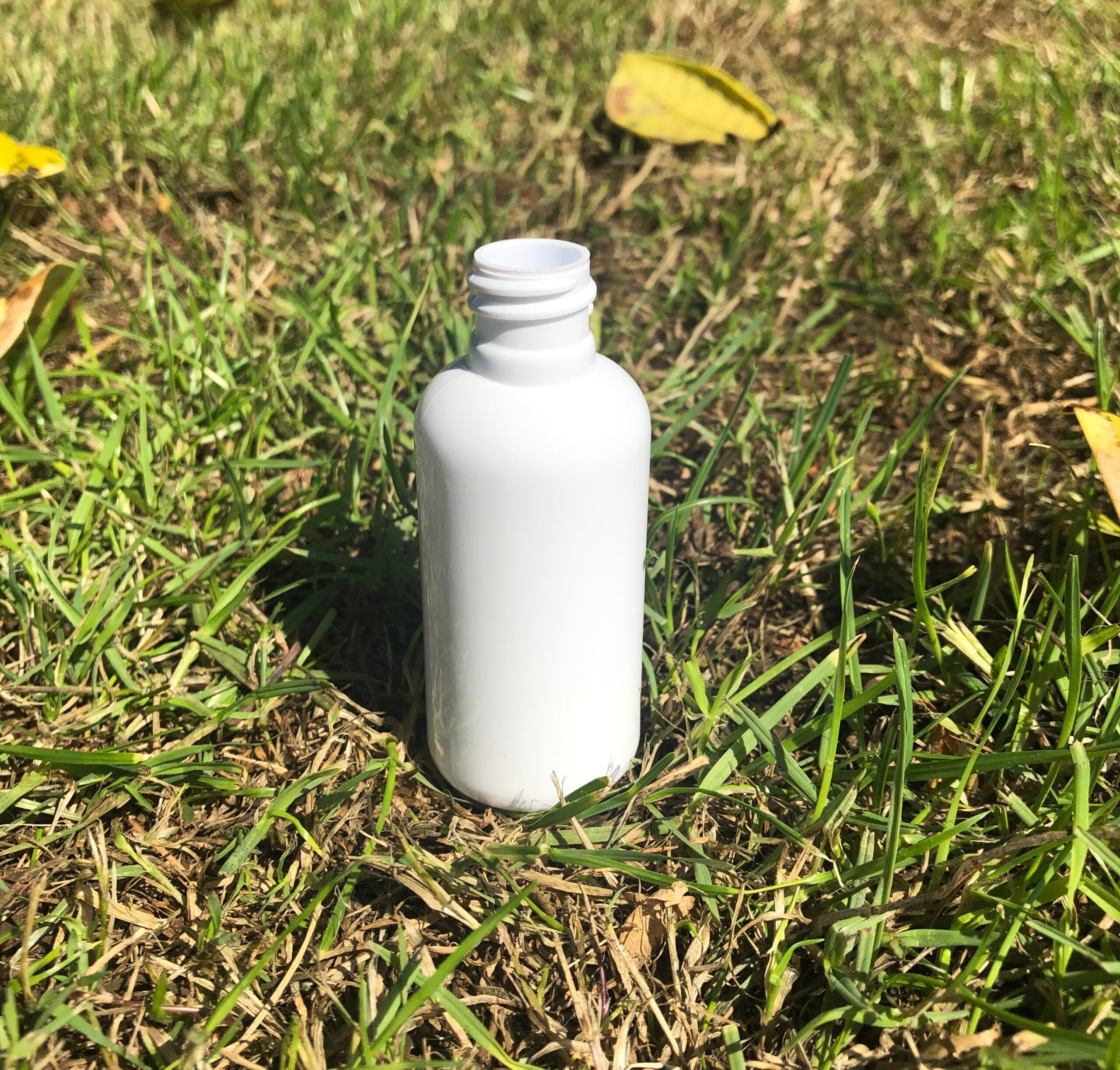 50 ml White Plastic bottle