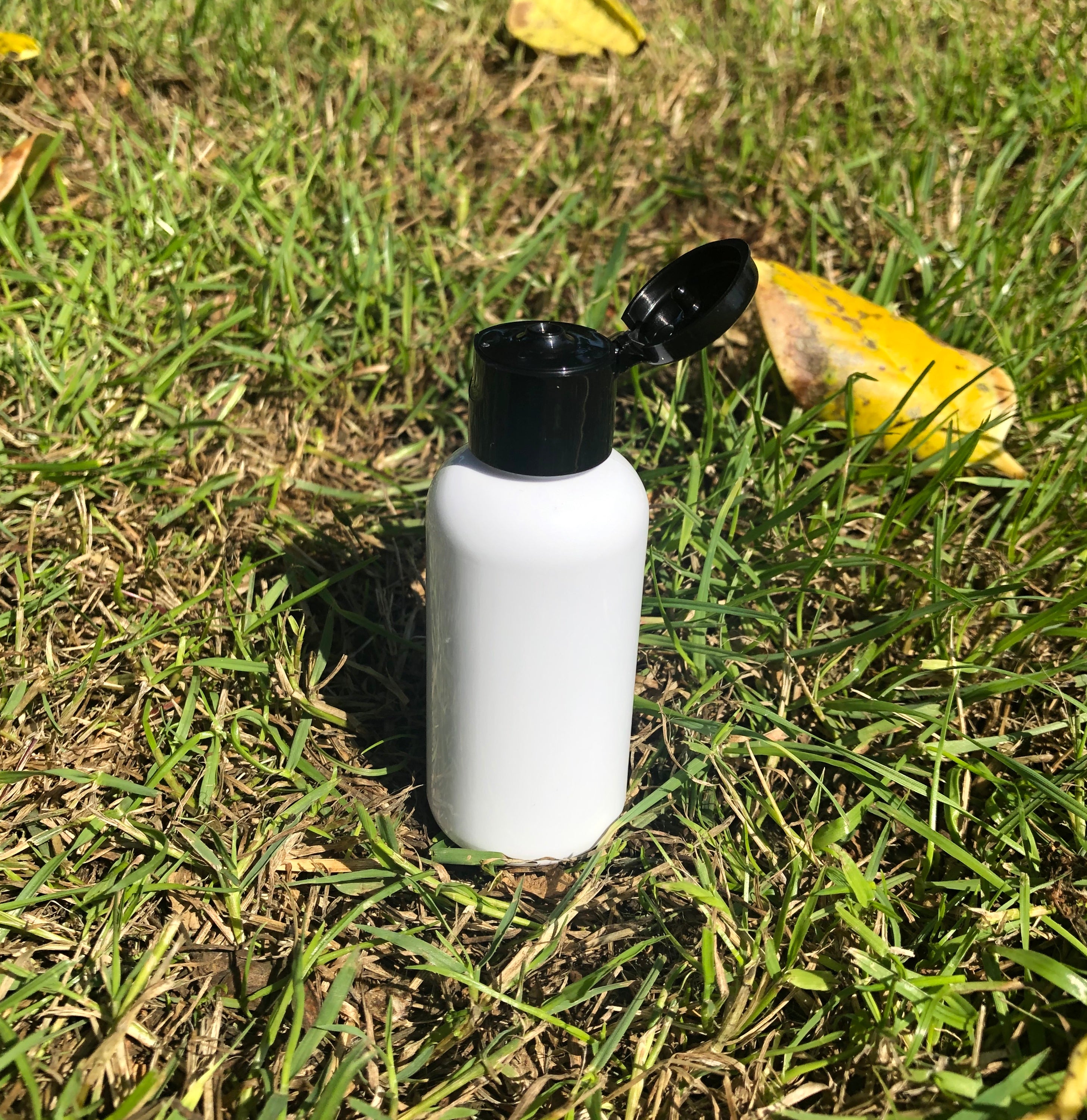 50 ml White Plastic bottle