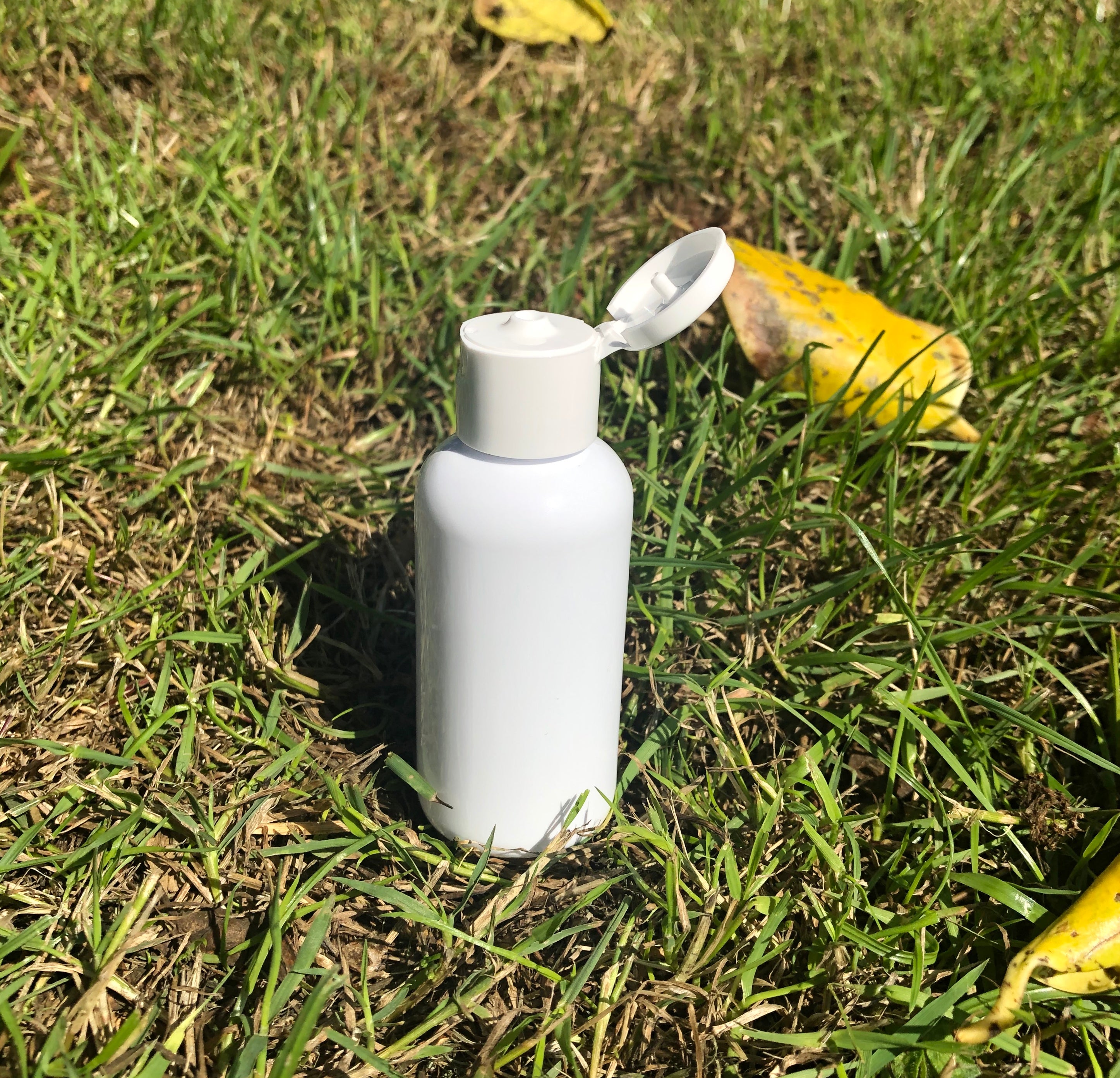 50 ml White Plastic bottle