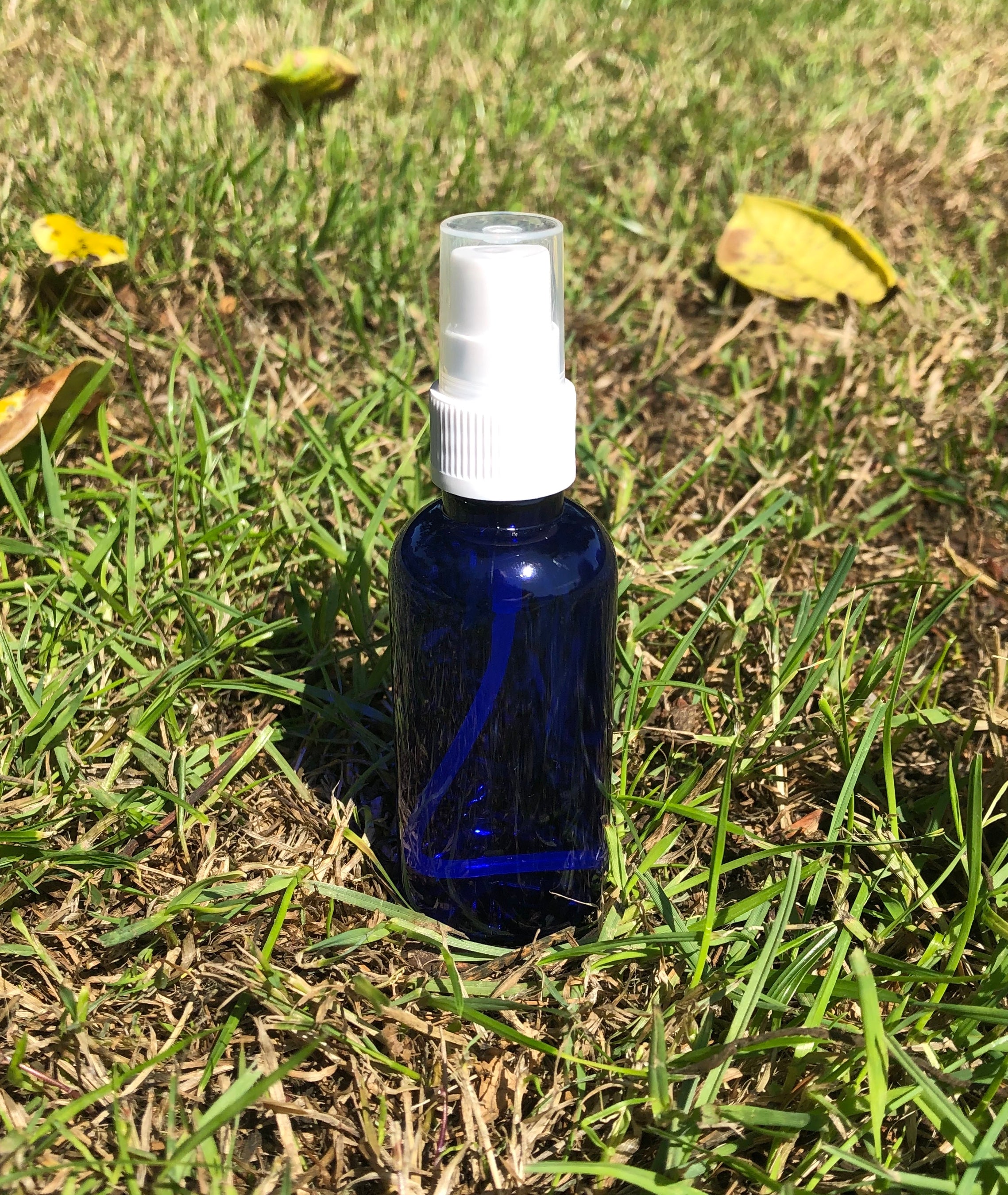 100 ml Blue Plastic (PETG) Bottles with spray