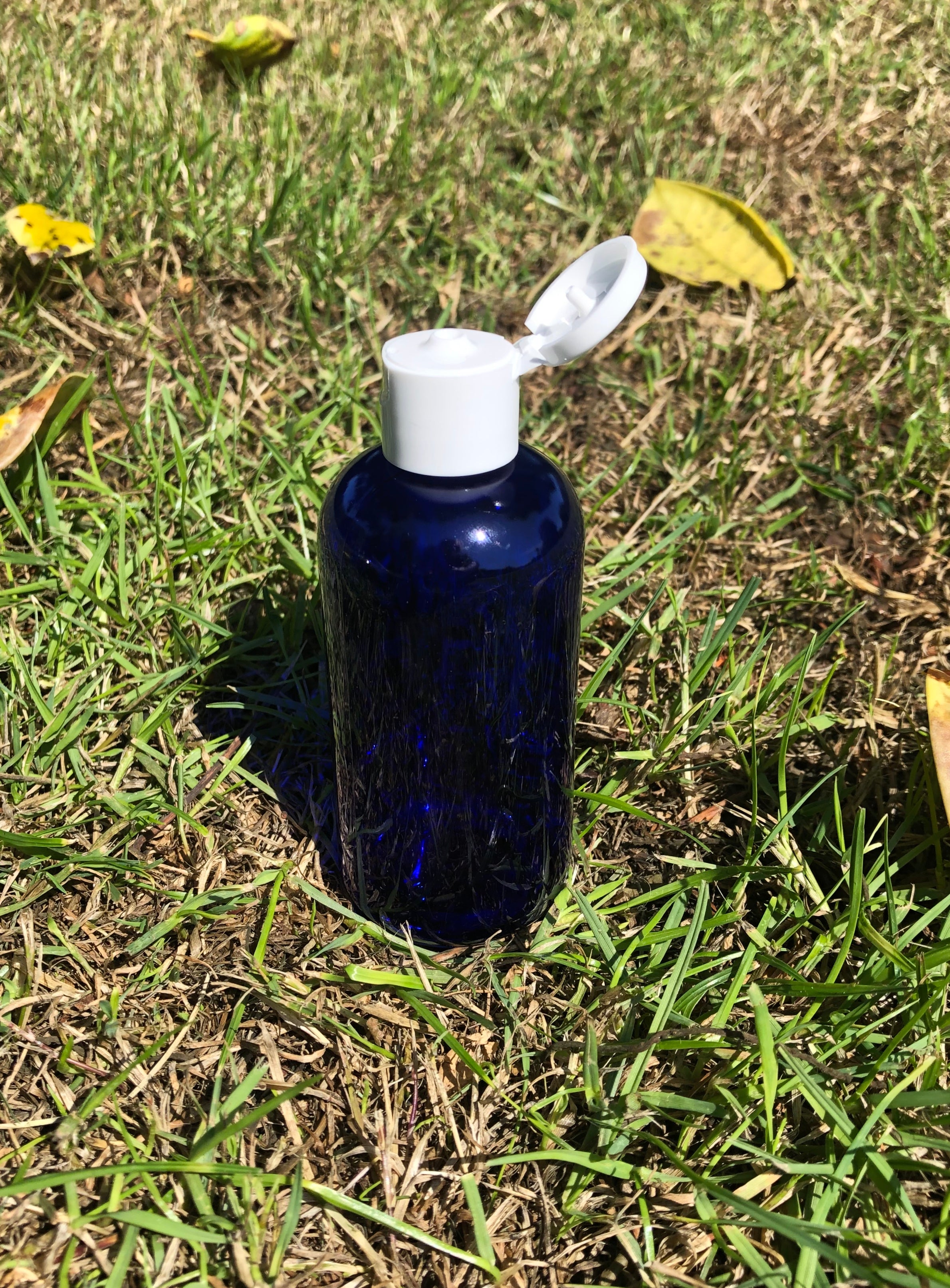 100ml Blue Plastic (PETG) bottle