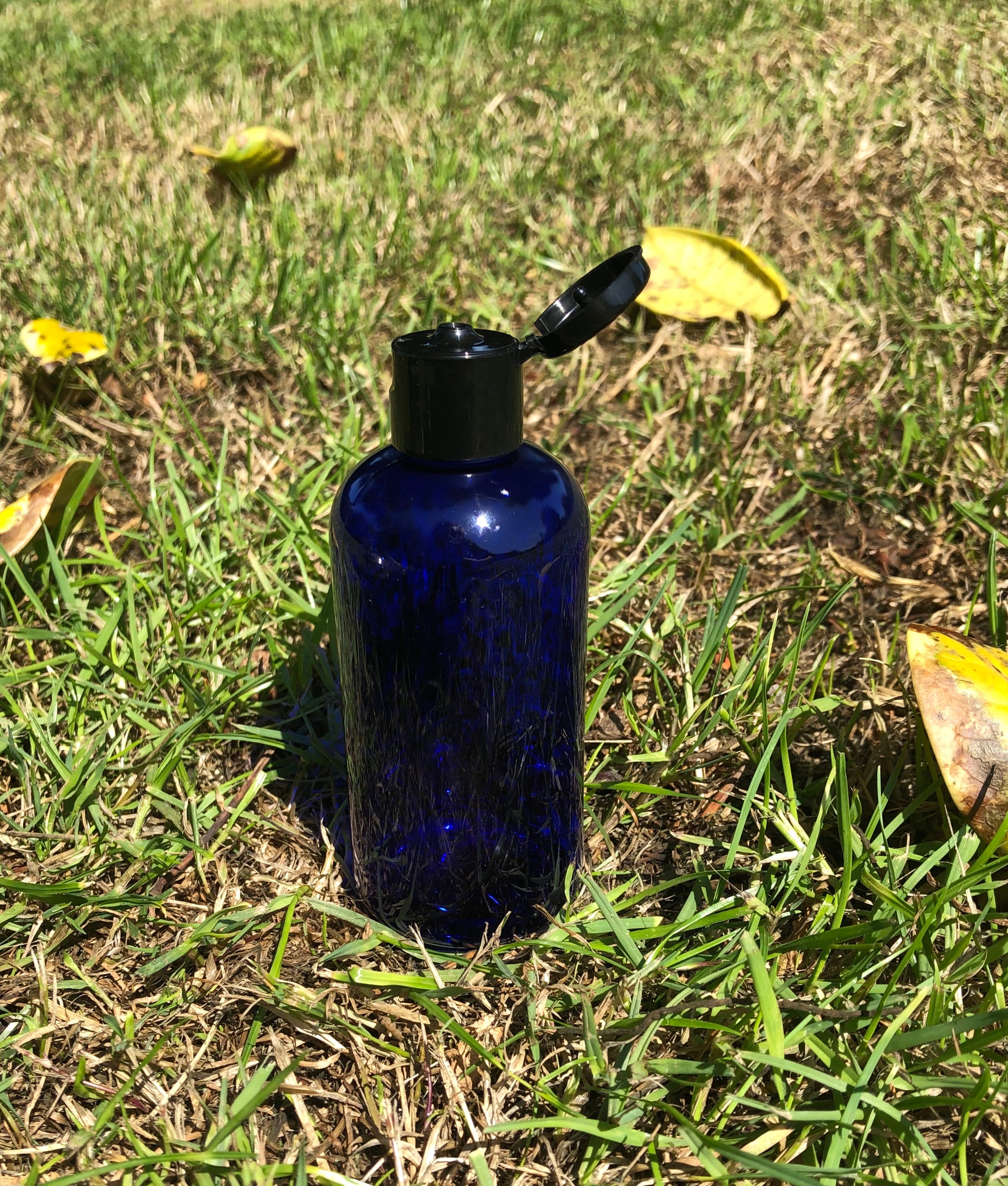 100ml Blue Plastic (PETG) bottle