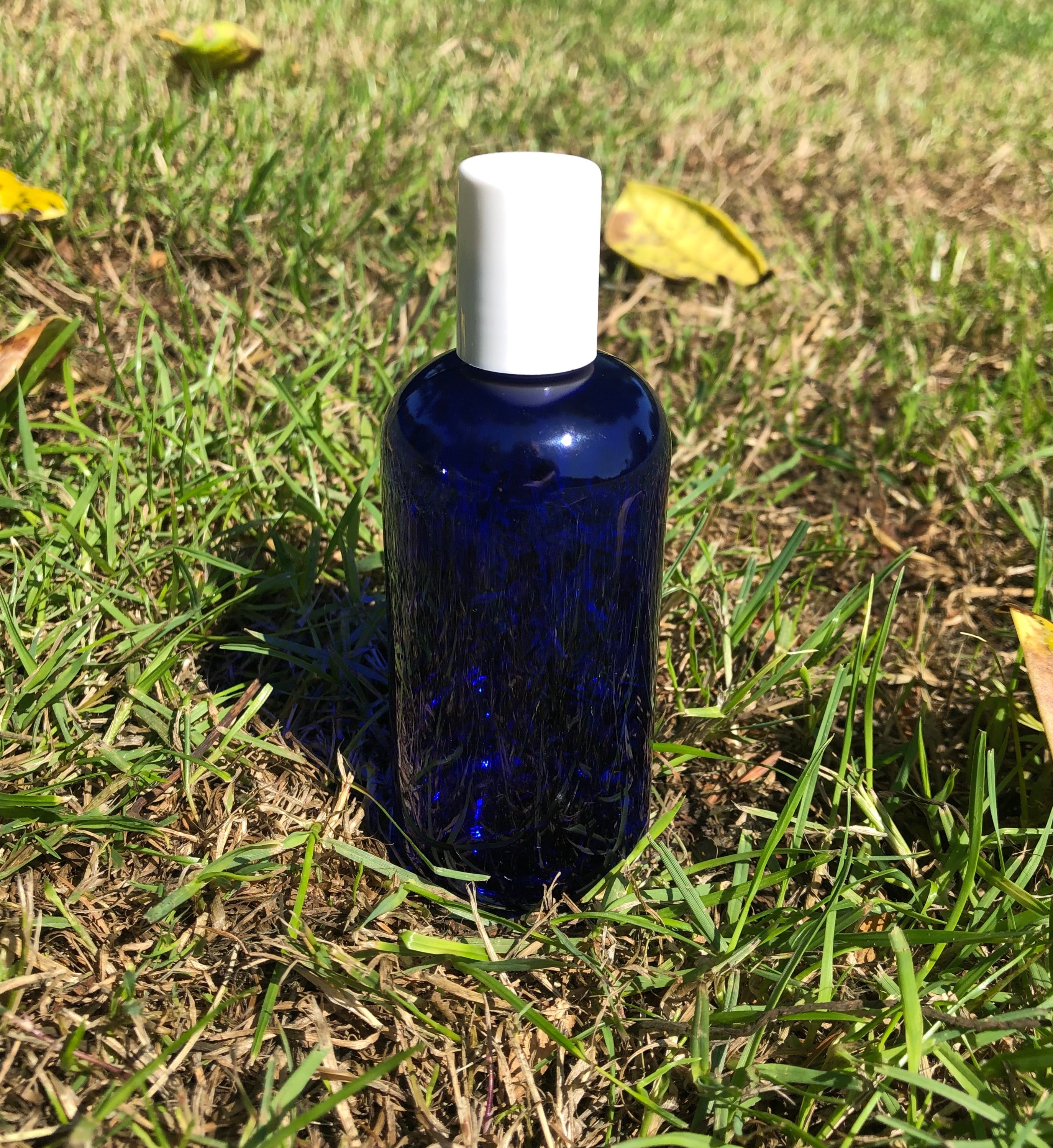 100ml Blue Plastic (PETG) bottle