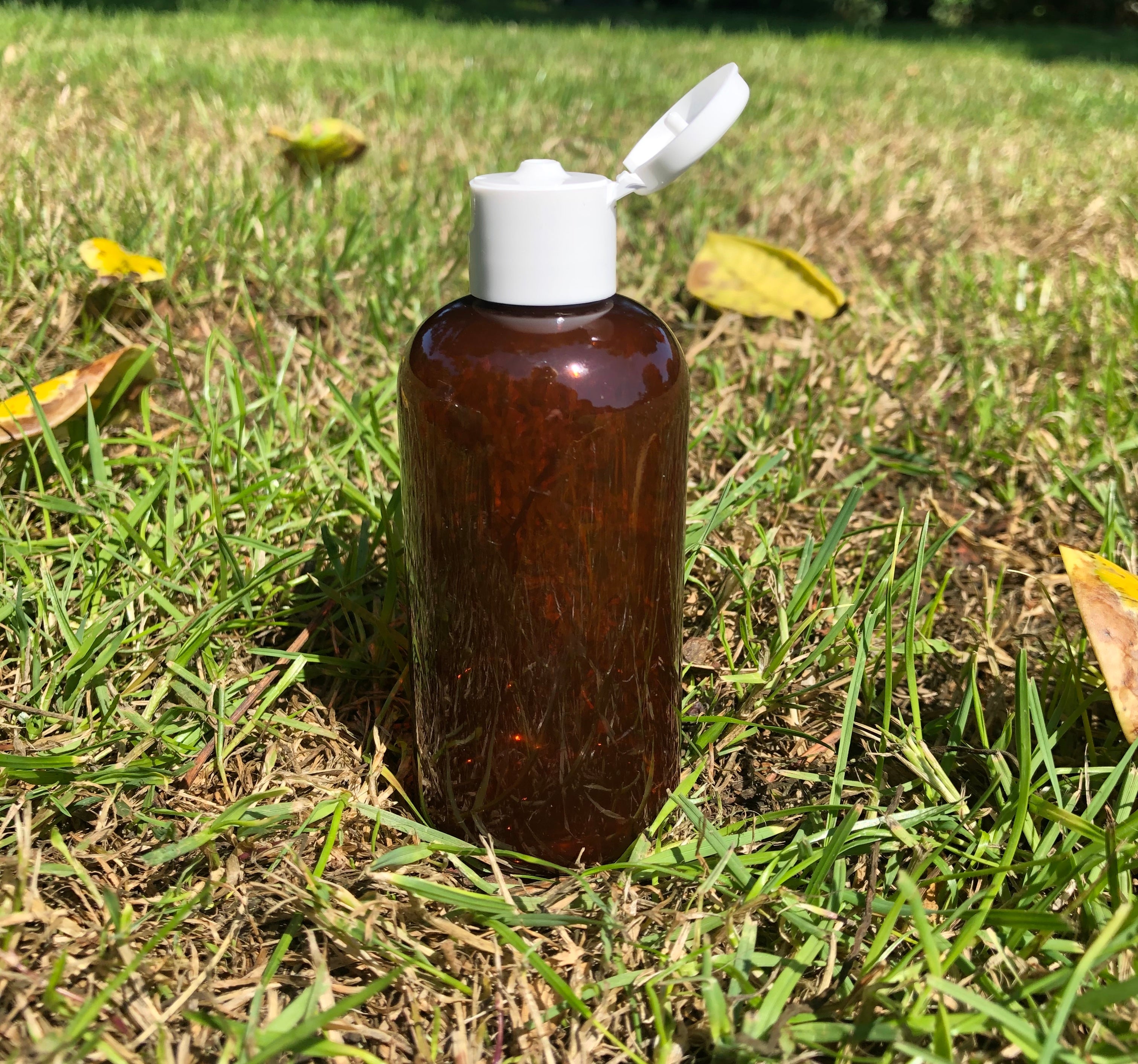 100ml Amber Plastic (PETG) Bottle