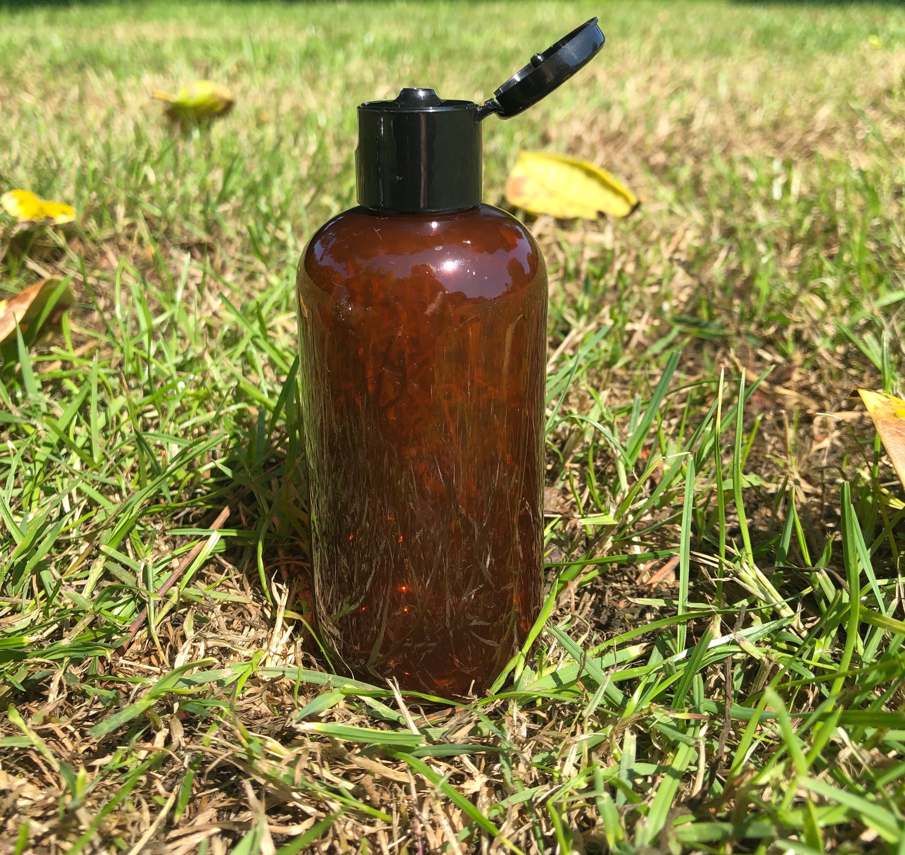 100ml Amber Plastic (PETG) Bottle