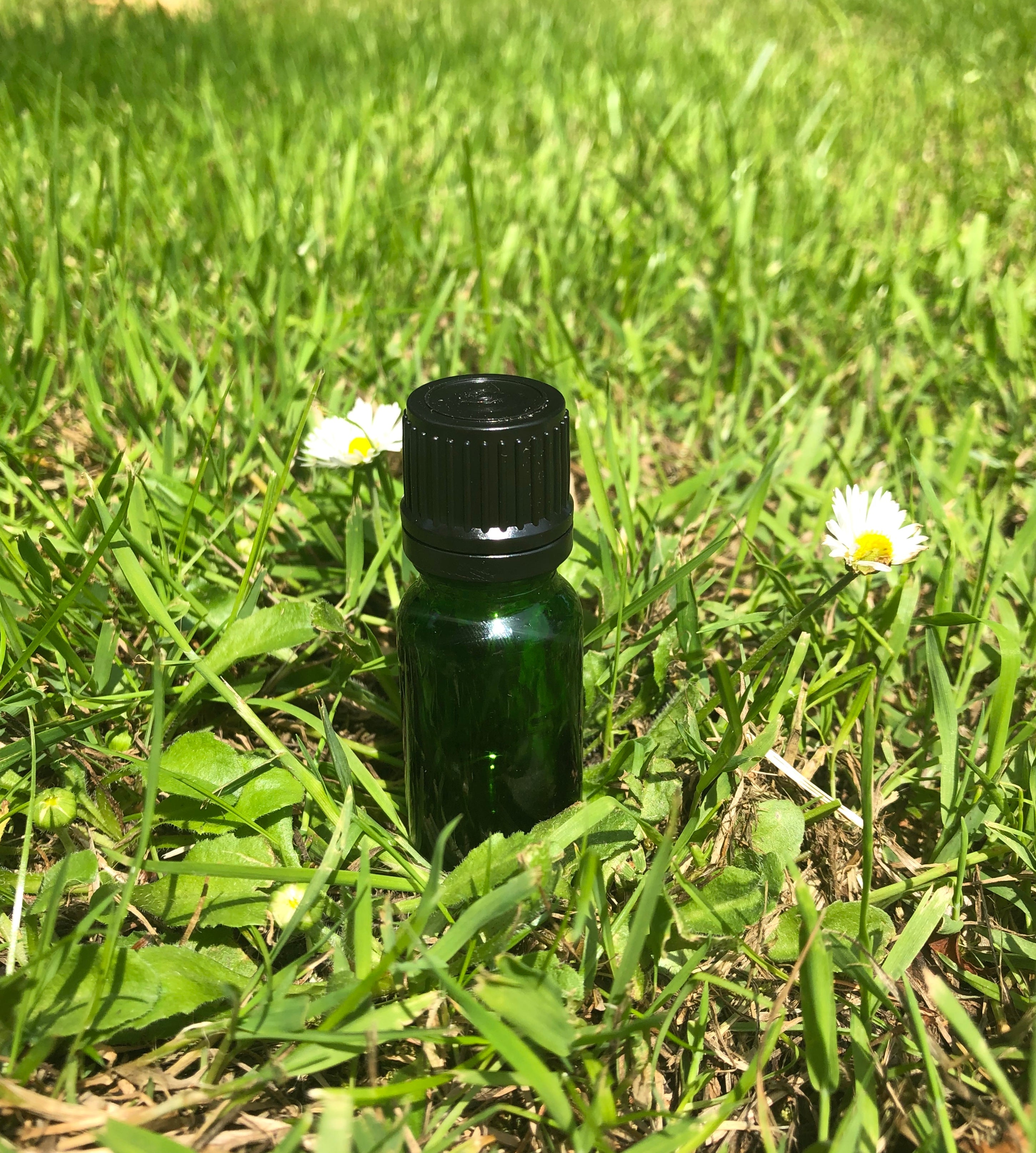 Green Glass Bottles-10 ml