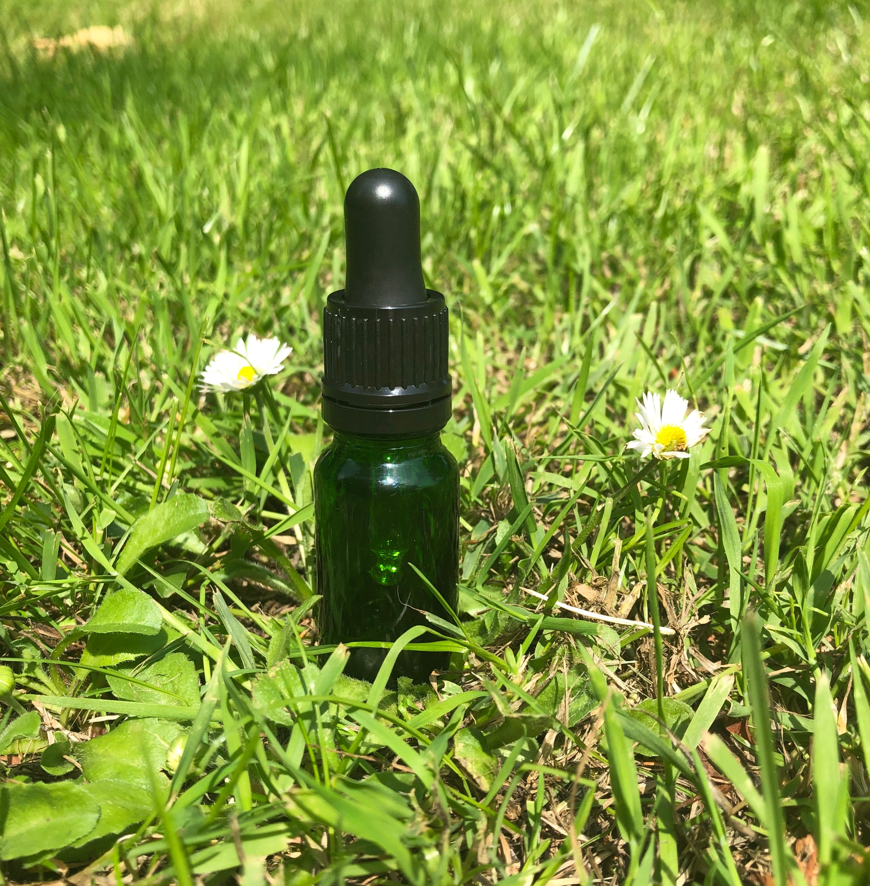 Green Glass Bottles-10 ml