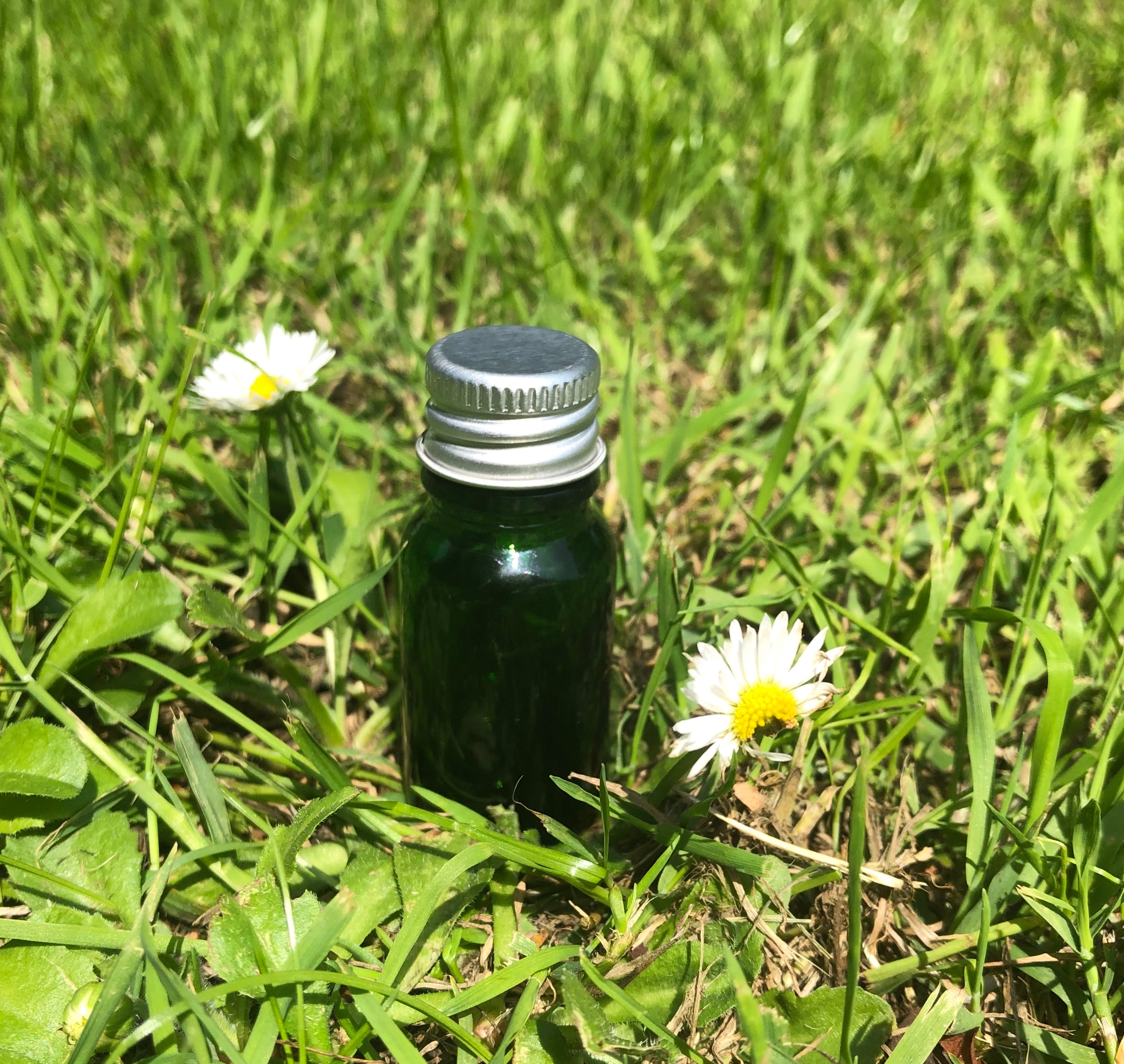 Green Glass Bottles-10 ml