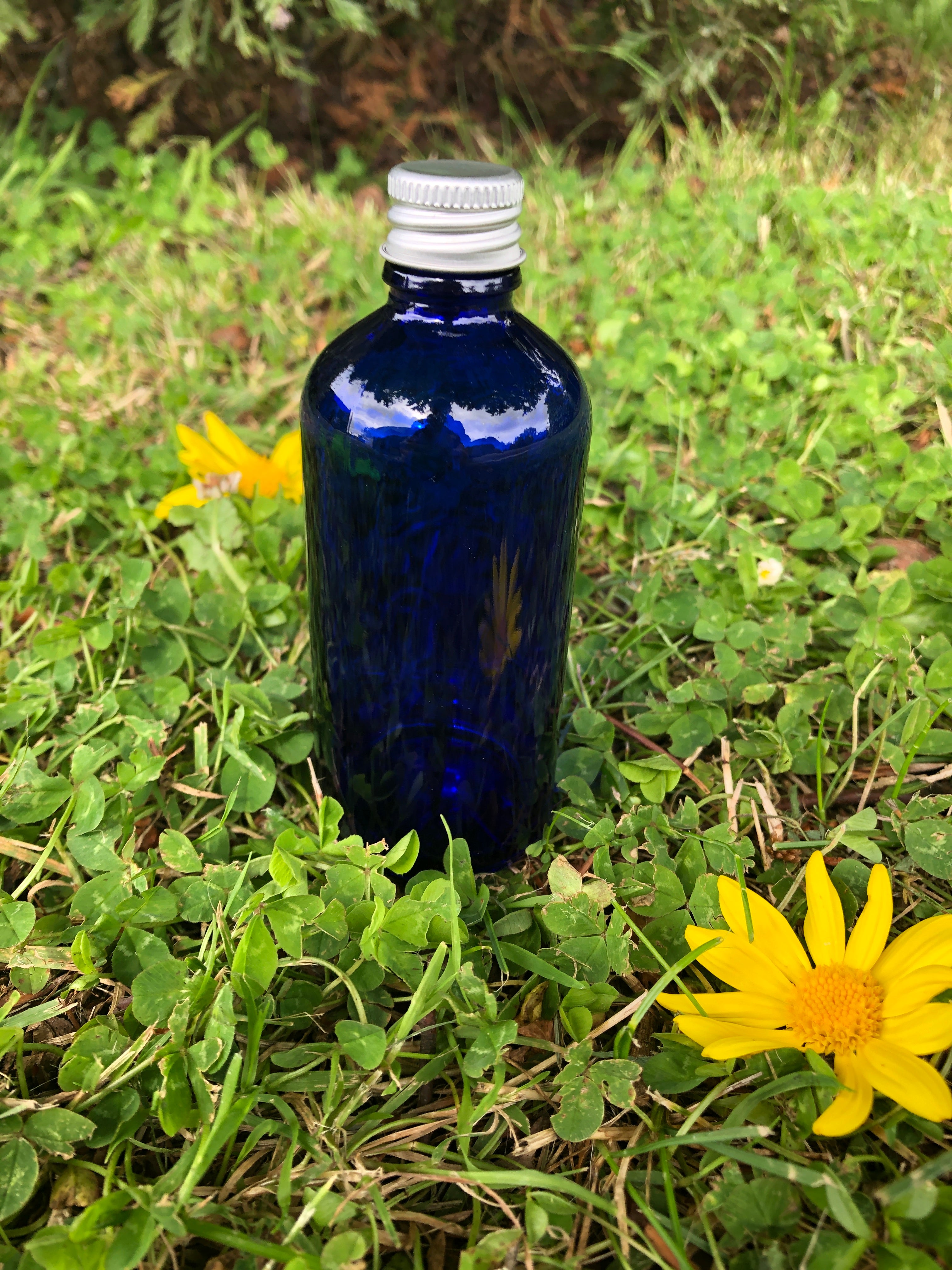 Blue Glass Bottles-100 ml