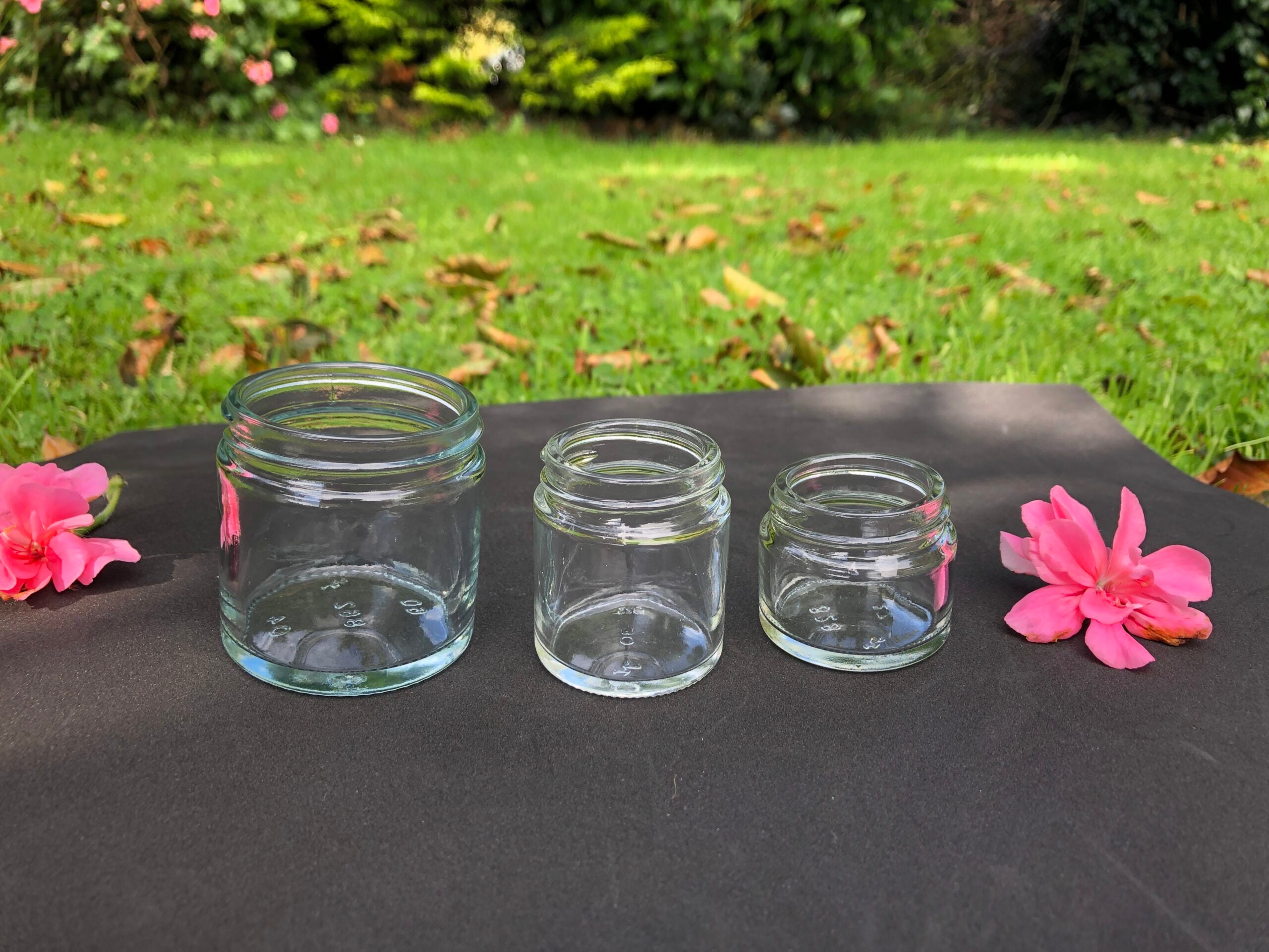 15/ 20ml Clear Glass lip balm jar