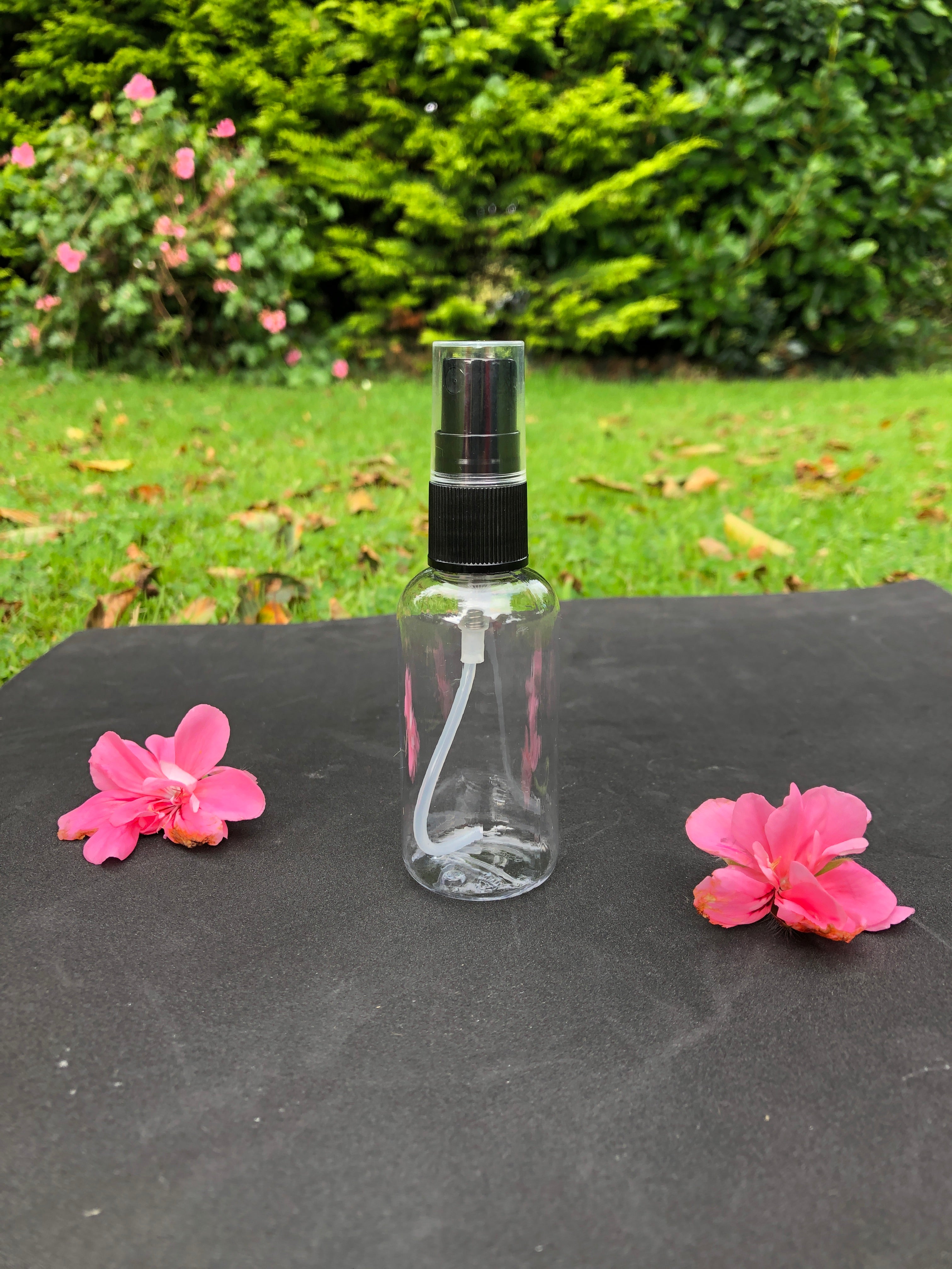 100 ml Clear Plastic bottle with atomiser