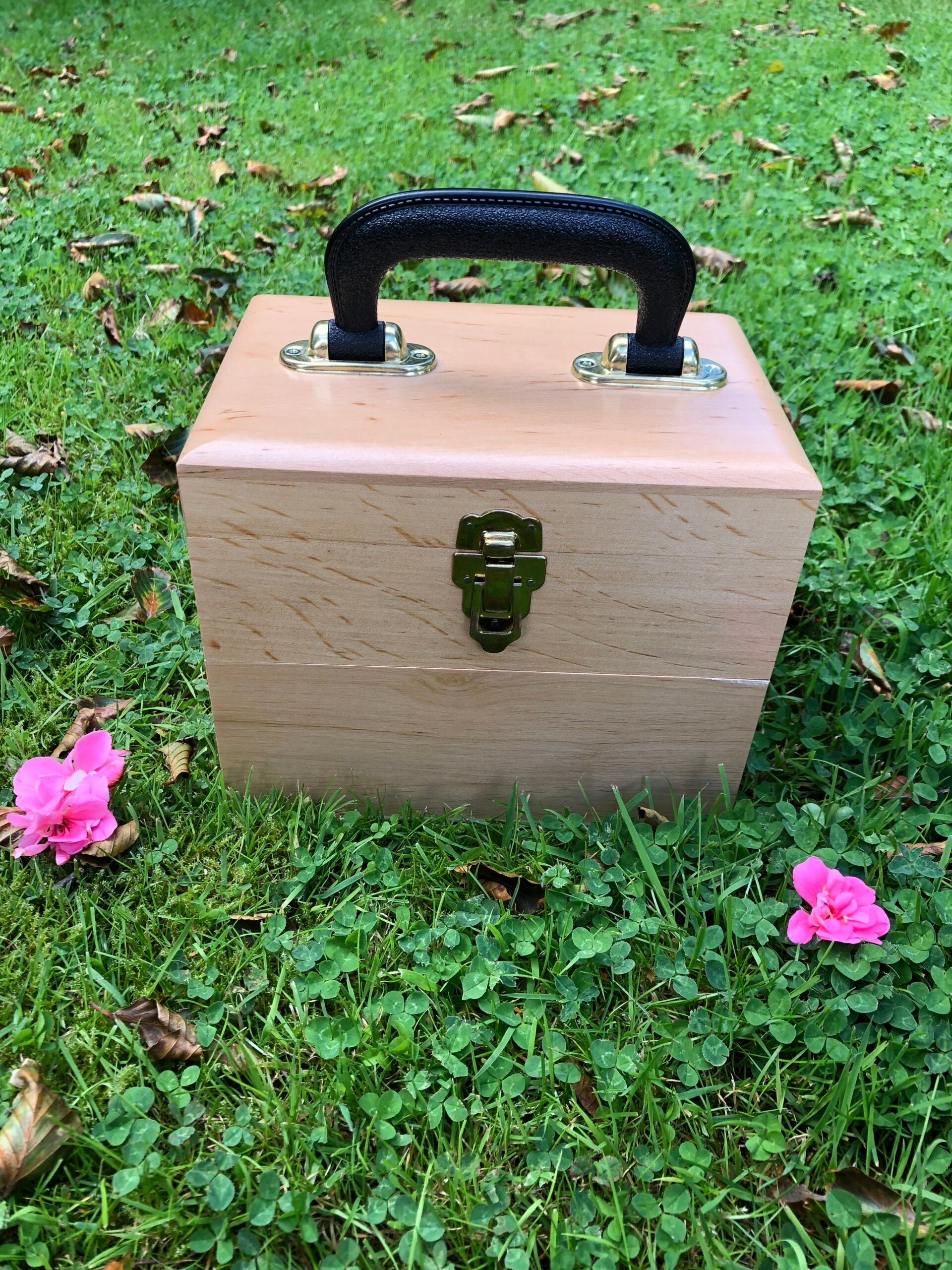 Student Aromatherapy Box/ Small practitioner Box with Handle