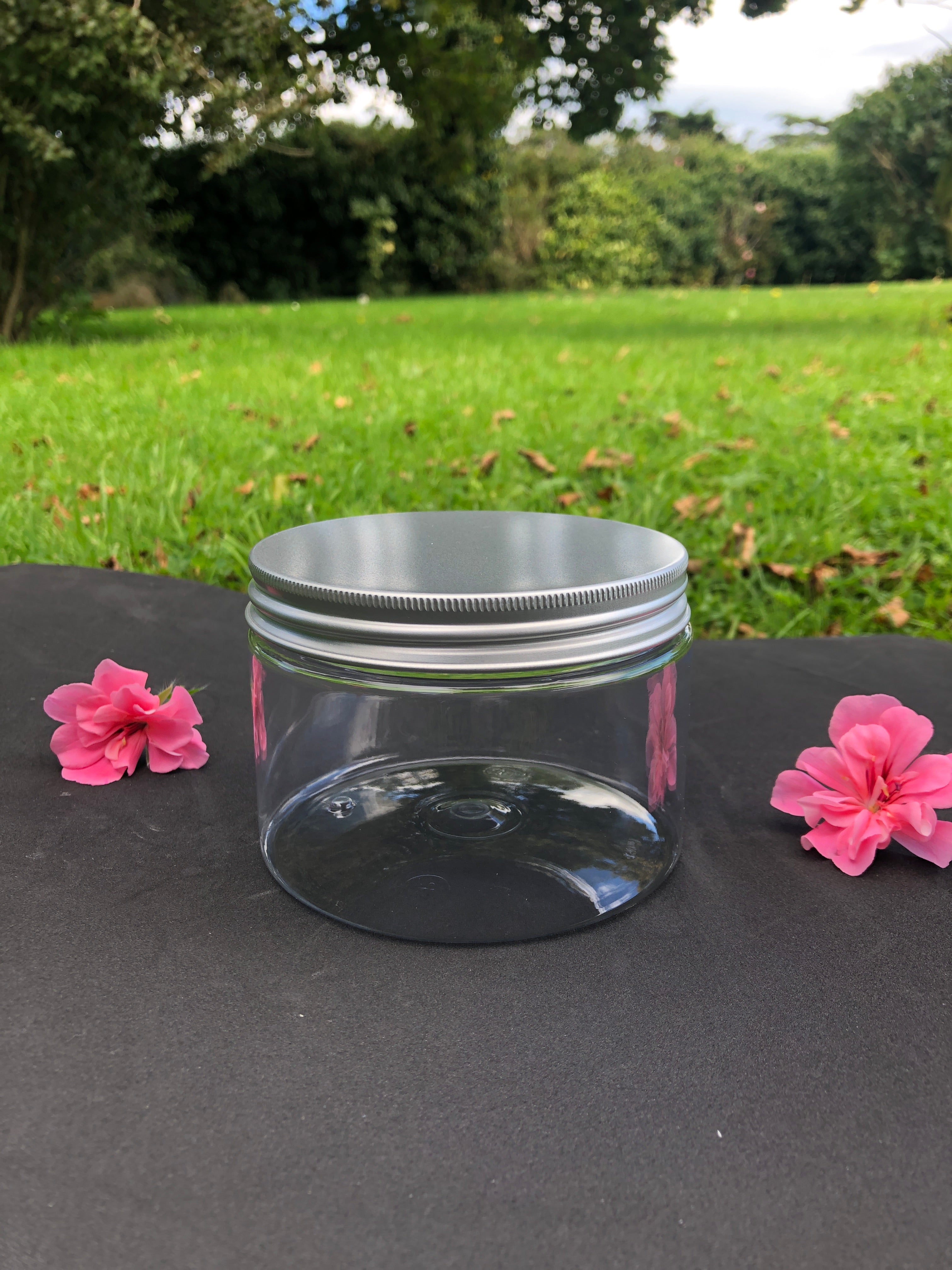 450ml to 500ml Clear Plastic Jar (100mm diameter)