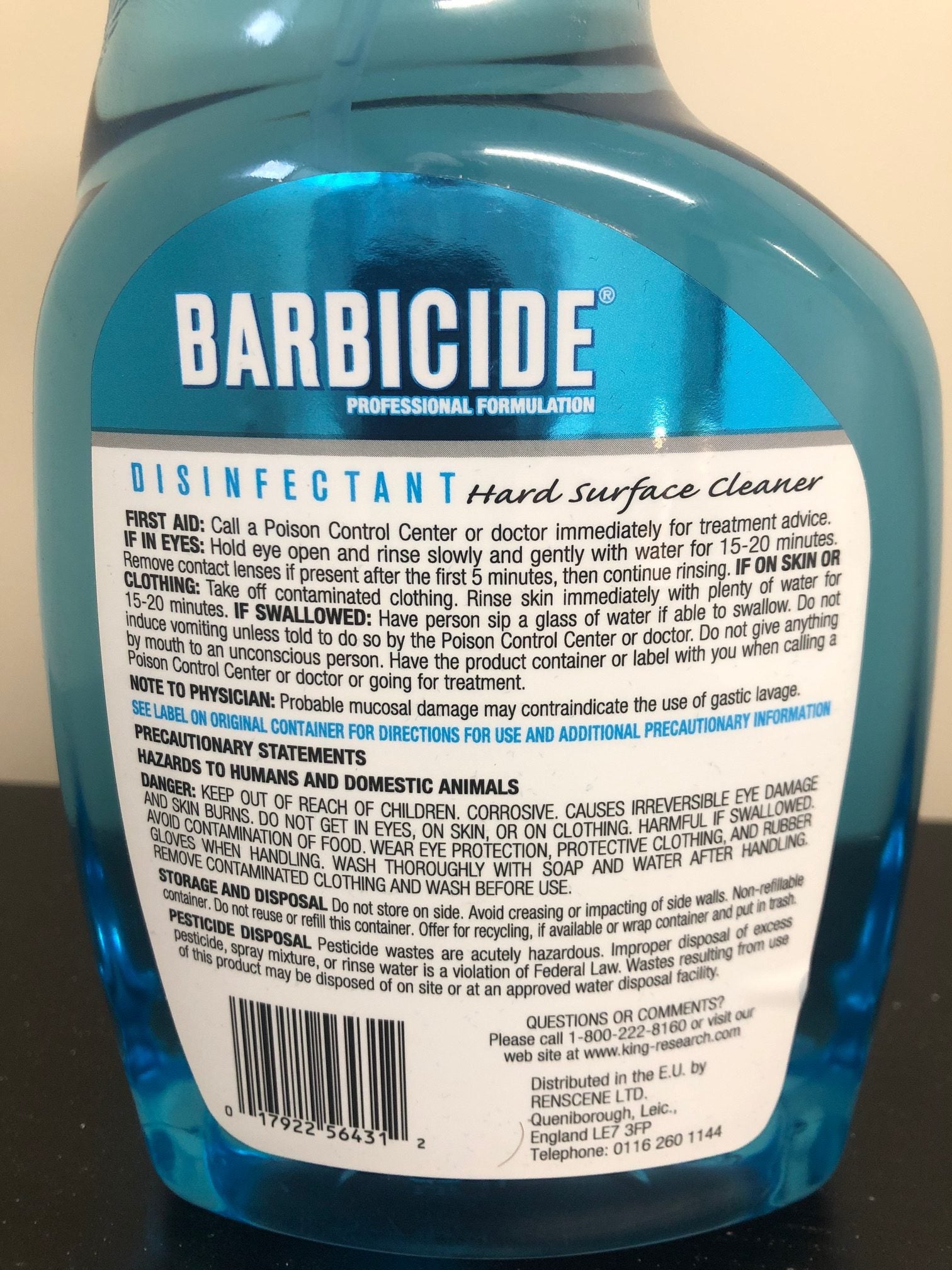 Barbicide Disinfectant Spray- 32Fluid oz (946ml)