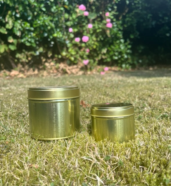 Candle Tin (Welded Seam) GOLD 250ml