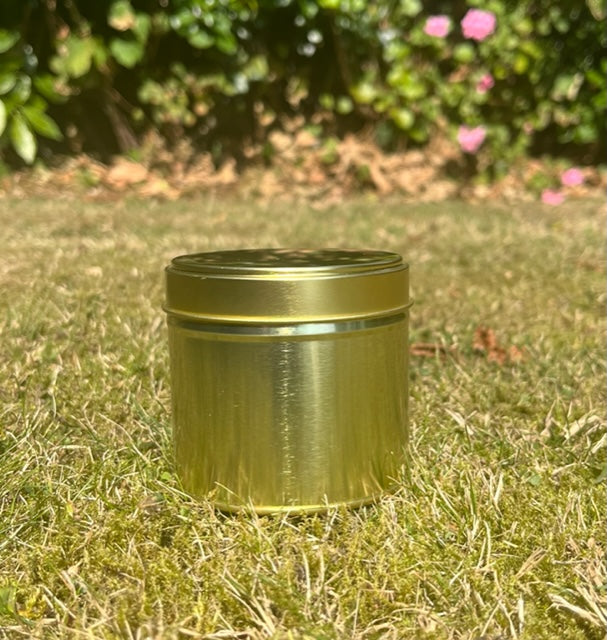 Candle Tin (Welded Seam) GOLD 250ml