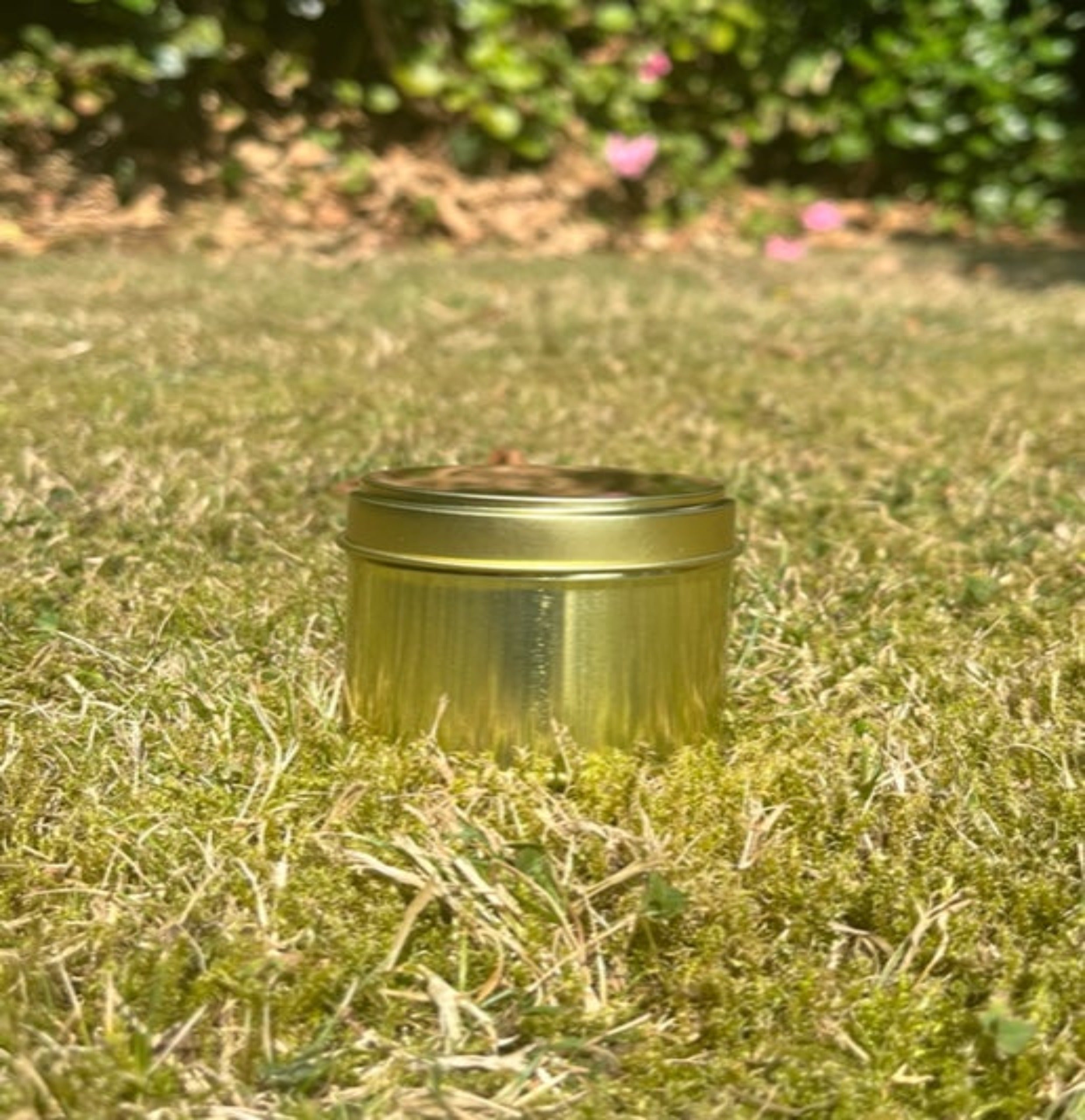 Candle Tin (Welded Seam) GOLD 100ml