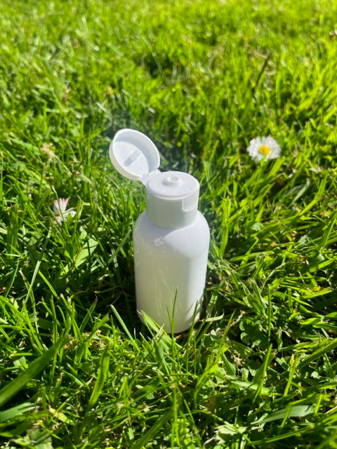 50 ml White Boston Round (PET) Plastic Bottle