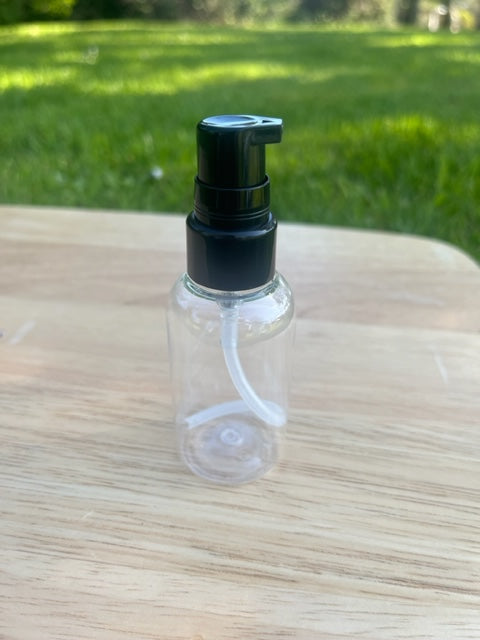 50 ml Clear Boston Round (PET) Plastic Bottle