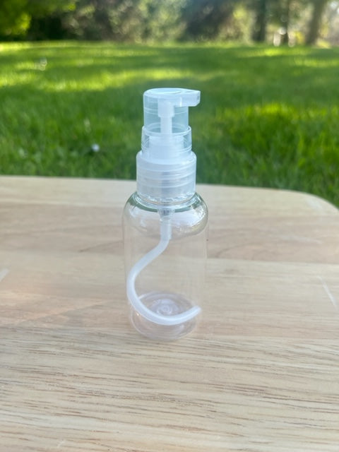 50 ml Clear Boston Round (PET) Plastic Bottle