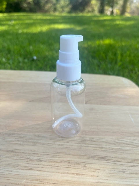 50 ml Clear Boston Round (PET) Plastic Bottle