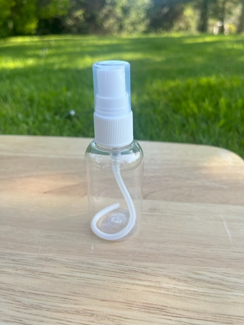 50 ml Clear Boston Round (PET) Plastic Bottle